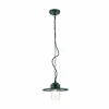 ORION Suspension d'extérieur Edward, vert, Ø 27,5 cm, aluminium/verre^ Suspensions D'Extérieur