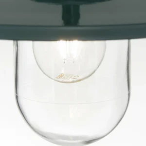 ORION Suspension d'extérieur Edward, vert, Ø 27,5 cm, aluminium/verre^ Suspensions D'Extérieur