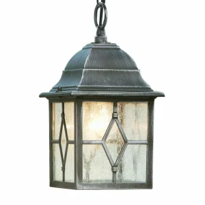 Searchlight Suspension d’extérieur Genoa avec verre au plomb^ Suspensions D'Extérieur