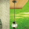 ORION Suspension d’extérieur Margerite, verre à bulles^ Suspensions D'Extérieur