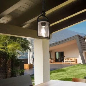 Mantra Iluminación Suspension d'extérieur Maya en gris foncé IP65, 150 cm^ Suspensions D'Extérieur
