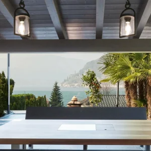 Mantra Iluminación Suspension d'extérieur Maya, gris foncé, IP65, 44,5 cm^ Suspensions D'Extérieur