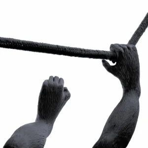 SELETTI Suspension LED Monkey Lamp oscillante noire^ Lampes Décoratives