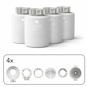 tado° pack 4 thermostats chauffage intellig SRT-4^ Thermostats Connectés