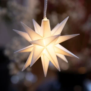 STERNTALER Étoile bébé LED, intérieur, 18 bras, pile, blanche^ Lumière De Noël