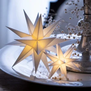 STERNTALER Étoile bébé LED, intérieur, 18 bras, pile, blanche^ Lumière De Noël