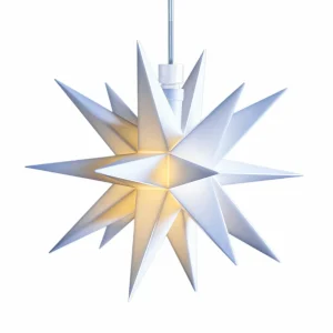 STERNTALER Étoile blanche à 18 branches 12 cm^ Lumière De Noël