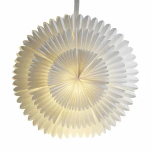 STAR TRADING Étoile déco Frost papier sans douille Ø50cm blanc^ Lumière De Noël