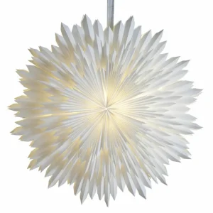STAR TRADING Étoile déco Ice papier, sans douille Ø70cm blanche^ Lumière De Noël