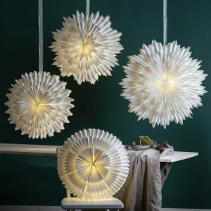 STAR TRADING Étoile déco Ice papier, sans douille Ø70cm blanche^ Lumière De Noël