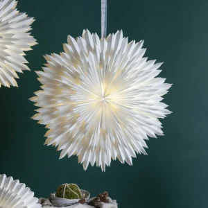 STAR TRADING Étoile déco Ice papier, sans douille Ø70cm blanche^ Lumière De Noël