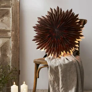 STAR TRADING Étoile déco Ice, sans douille, brune^ Lumière De Noël