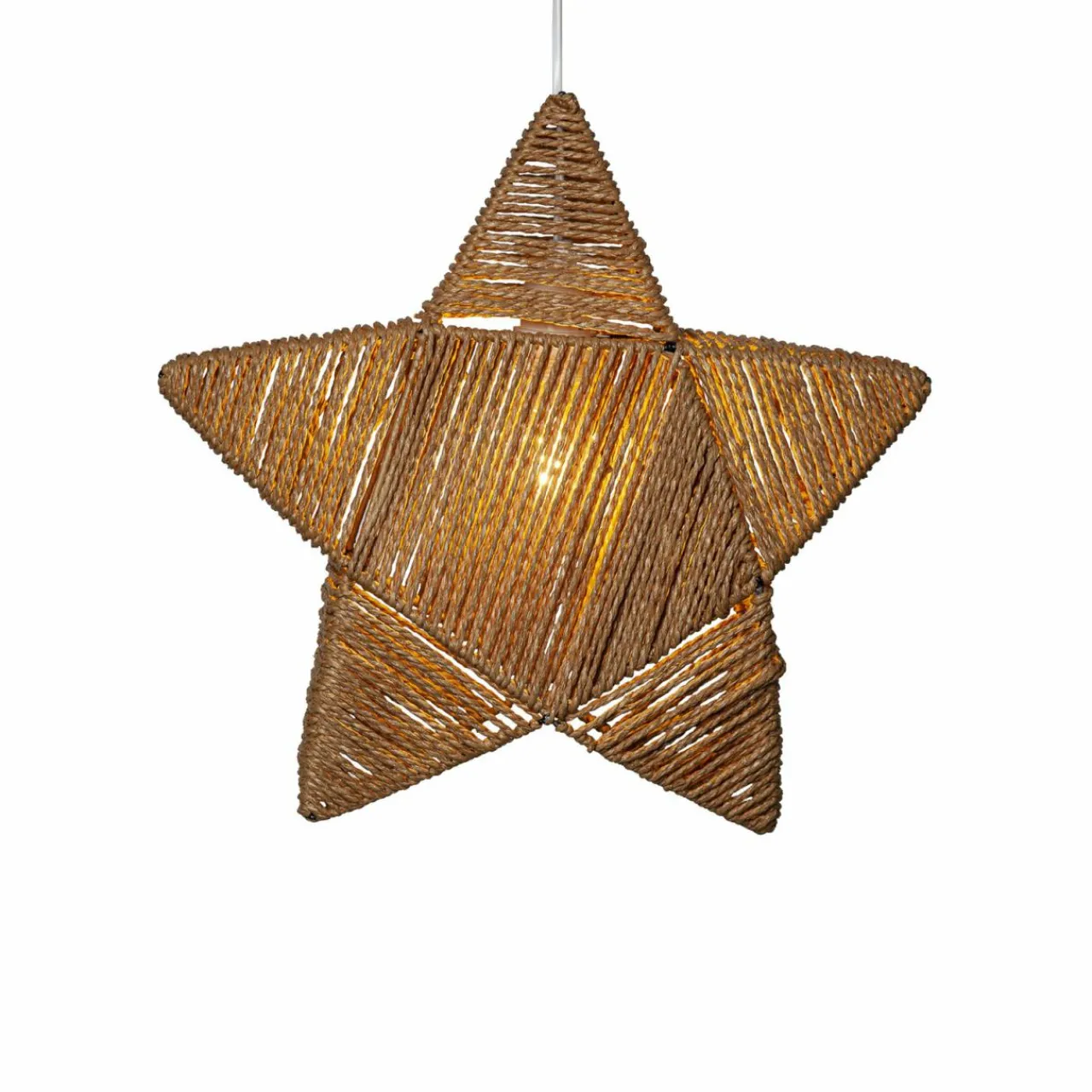 STAR TRADING Étoile déco Rappe en cordons de papier, suspendue^ Lumière De Noël