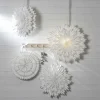STAR TRADING Étoile déco Snow papier sans douille Ø70cm blanc^ Lumière De Noël