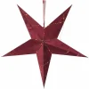 STAR TRADING Étoile déco Velvet guirlande LED Dew Drop rouge^ Lumière De Noël