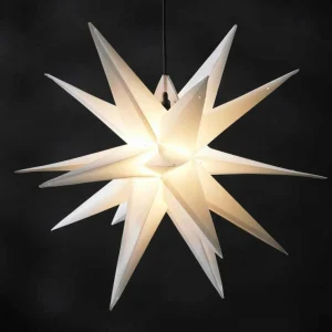 STERNTALER Étoile d’extérieur Ganesha 28 branches blanche^ Lumière De Noël