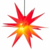 STERNTALER Étoile d’extérieur Ganesha 18 branches rouge^ Lumière De Noël
