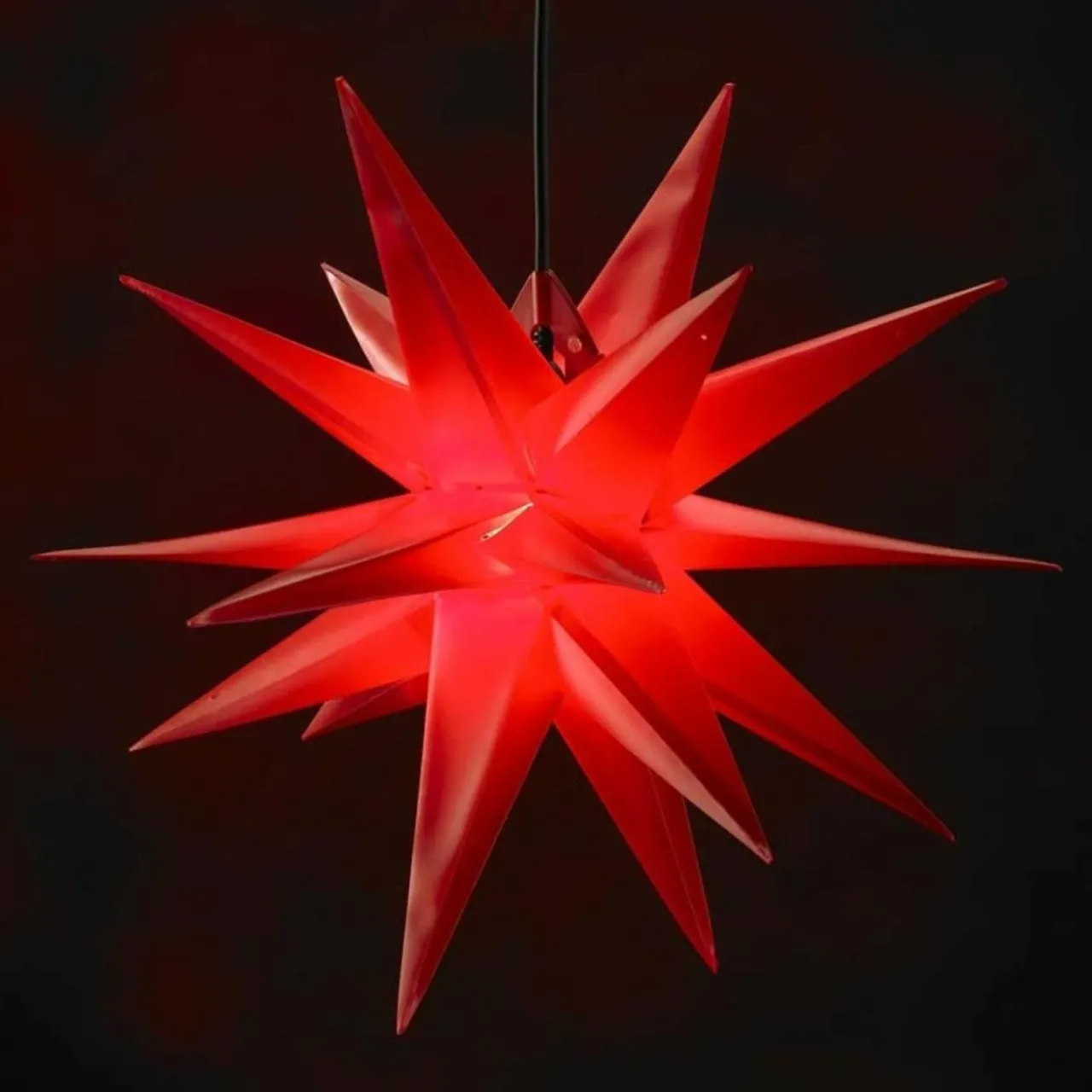toile_dextrieur_ganesha__branches_rouge_5.webp STERNTALER Étoile d’extérieur Ganesha 18 branches rouge^ Lumière De Noël