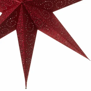 STAR TRADING Étoile en papier Antique rouge^ Lumière De Noël