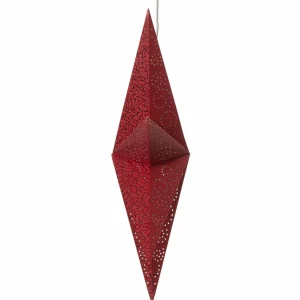 STAR TRADING Étoile en papier Antique rouge^ Lumière De Noël
