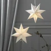 STAR TRADING Étoile en papier Bobo, 7 branches blanc Ø 34 cm^ Lumière De Noël