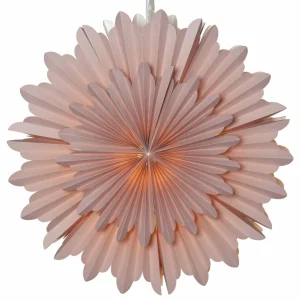 STAR TRADING Étoile en papier Crystal sans douille, rose^ Lumière De Noël