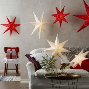 STAR TRADING Étoile en papier Sensy à motif, suspension^ Lumière De Noël