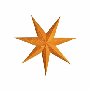 STERNTALER Étoile en papier Velours, Ø 55 cm orange^ Lumière De Noël