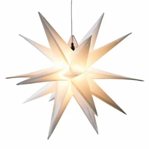 STERNTALER Étoile Jumbo Ø 1 m extérieur 18 branches blanche^ Lumière De Noël