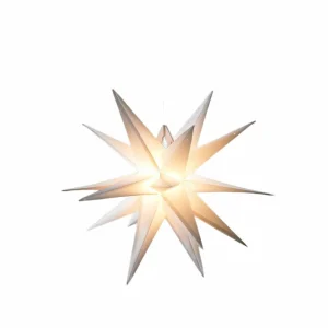 STERNTALER Étoile Jumbo Ø 1 m extérieur 18 branches blanche^ Lumière De Noël