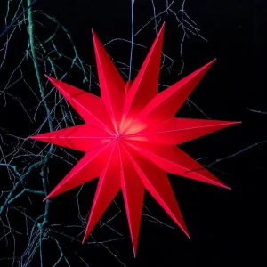 STERNTALER Étoile Jumbo, extérieur, 11 bras, Ø100 cm, rouge^ Lumière De Noël
