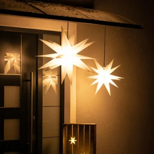 STERNTALER Étoile LED, 18 branches, Ø 25 cm, blanche^ Lumière De Noël