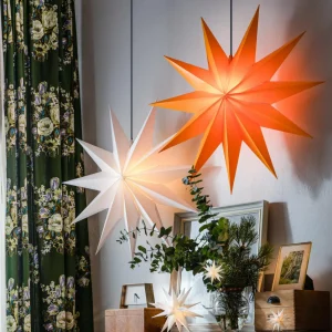 STERNTALER Étoile LED intérieur extérieur pile Ø 25 cm blanc^ Lumière De Noël