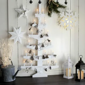 STAR TRADING Étoile Mini en métal, blanche^ Lumière De Noël