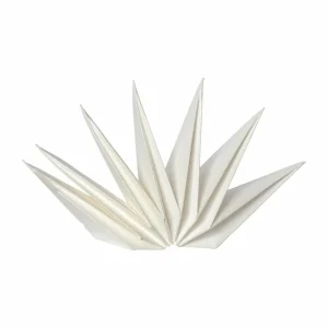 STAR TRADING Étoile papier pointe Isa blanc, spirale métal^ Lumière De Noël