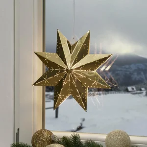 STAR TRADING Étoile perforée en laiton brillant^ Lumière De Noël
