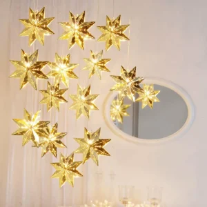 STAR TRADING Étoile perforée en laiton brillant^ Lumière De Noël