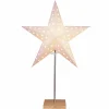 STAR TRADING Étoile sur pied Leo à motif étoilé^ Lumière De Noël