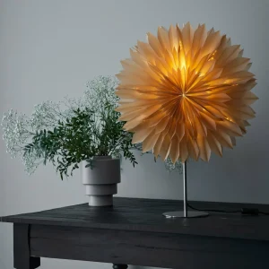 Markslöjd Étoile sur pied Solina, Ø 35 cm ambrée^ Lumière De Noël