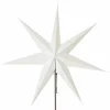 Markslöjd Étoile sur pied Solvalla - hauteur 100 cm blanc^ Lumière De Noël