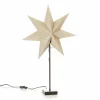 Markslöjd Étoile sur pied Solvalla - hauteur 69 cm doré^ Lumière De Noël