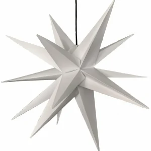 STERNTALER Étoile XXL extérieur 18 branches 80 cm blanche^ Lumière De Noël