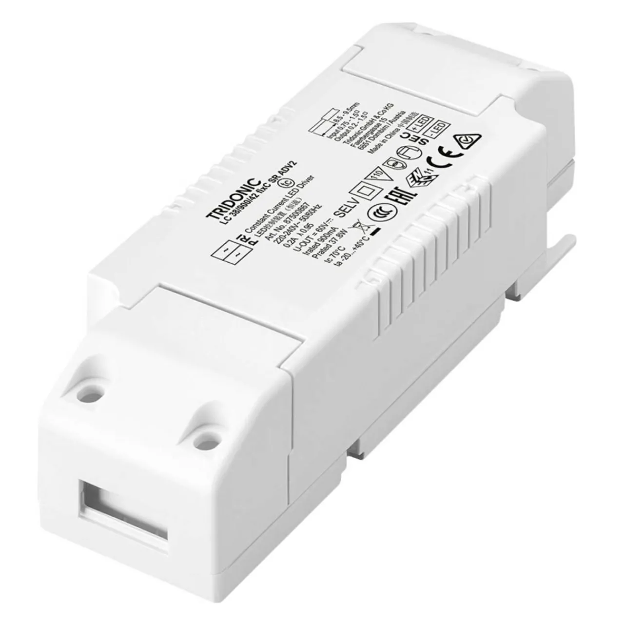 tridonic_driver_led_lc_w_ma_fixc_sr_adv_0-1.webp TRIDONIC driver LED LC 38W 900mA fixC SR ADV2^ Bloc D'Alimentation Courant Constant