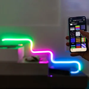 twinkly Tube lumineux LED flex RVB 2m WIFI^ Lumière De Noël