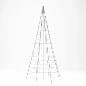 twinkly Light Tree, IP44, LED RGBW mates, hauteur 8m^ Lumière De Noël
