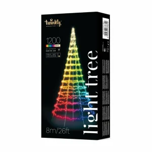 twinkly Light Tree, IP44, LED RGBW mates, hauteur 8m^ Lumière De Noël