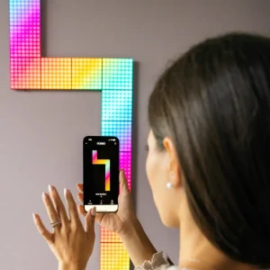 twinkly RVB-Squares noir IP20 x1 extension^ Lampes Décoratives