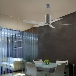 LEDS-C4 Ventil. de plafond Rodas, design clair blanc^ Ventilateurs