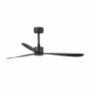 FARO BARCELONA Ventilateur Amelia, moteur DC, 3 pales, noir^ Ventilateurs
