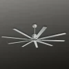CasaFan Ventilateur Big Smooth Eco 220 cm argent titane^ Ventilateurs